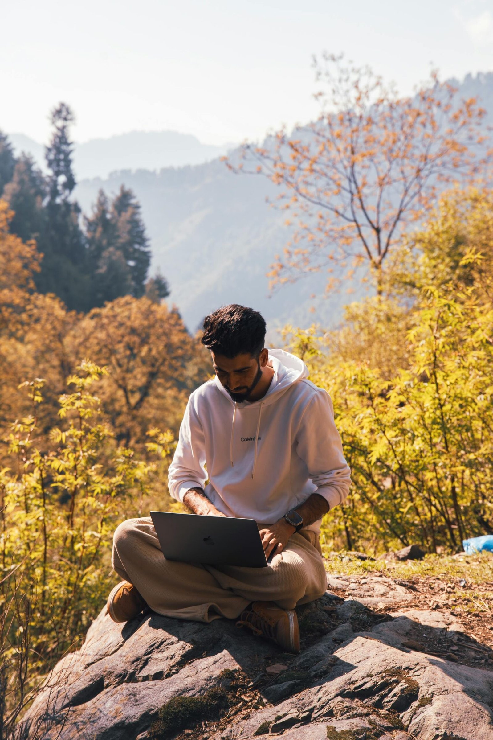 Remote work peaceful environment