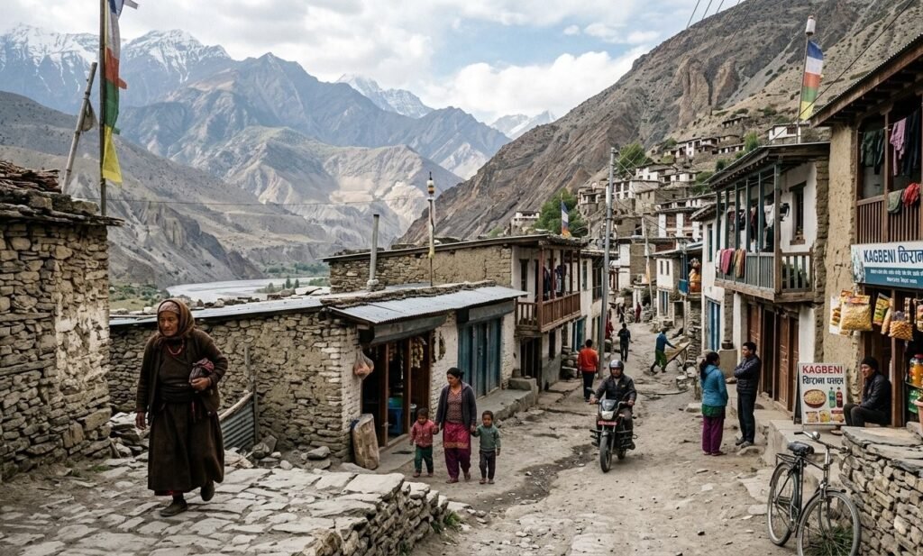 Everyday life in a Himalayan mountain community